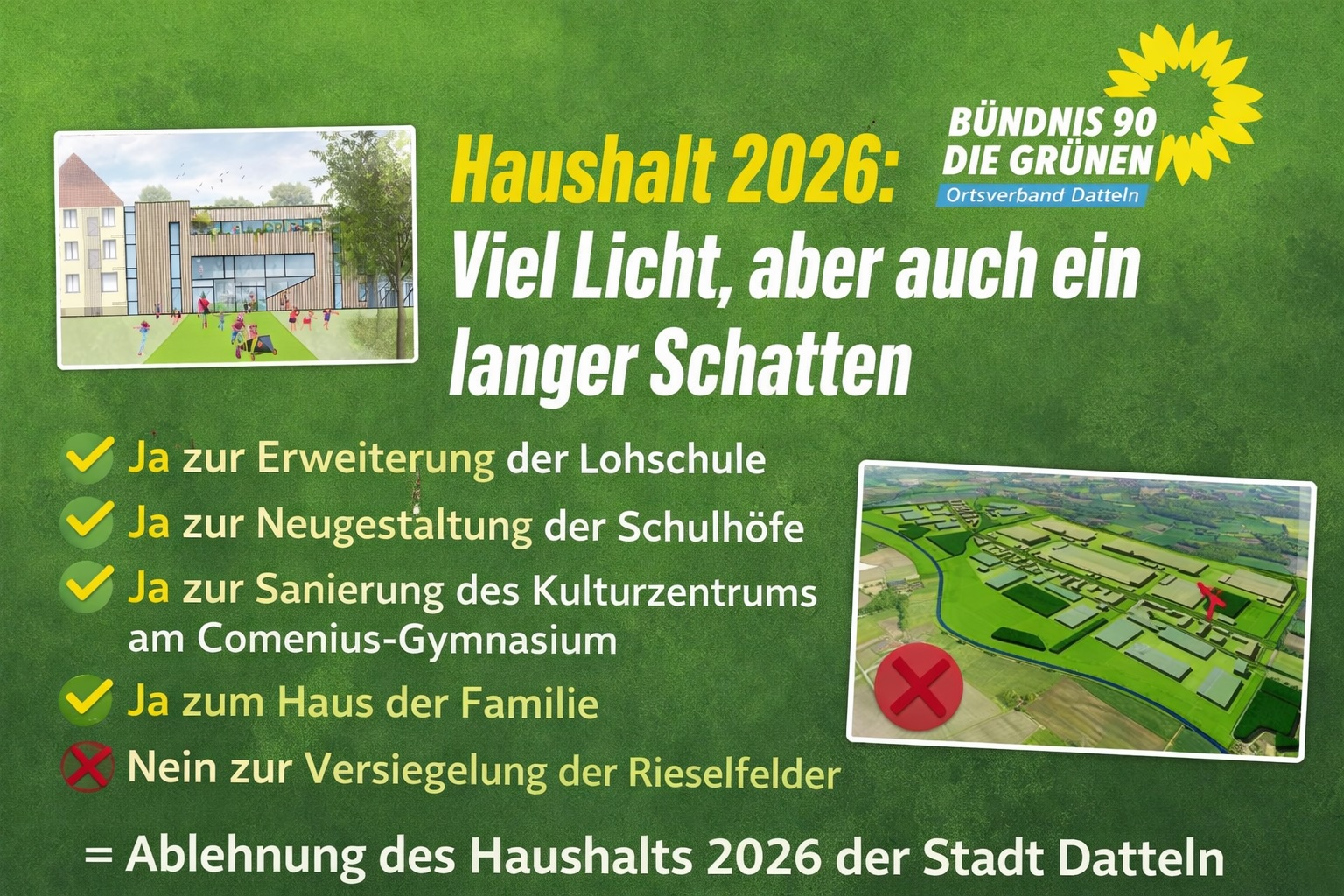Haushalt 2026: Viel Licht, aber auch ein langer Schatten