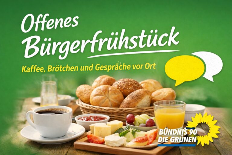 Offenes Bürgerfrühstück im Grünen Büro