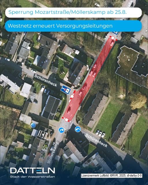 Beitragsmotiv zur Schulwegsicherheit an der Gustav-Adolf-Grundschule in Datteln.